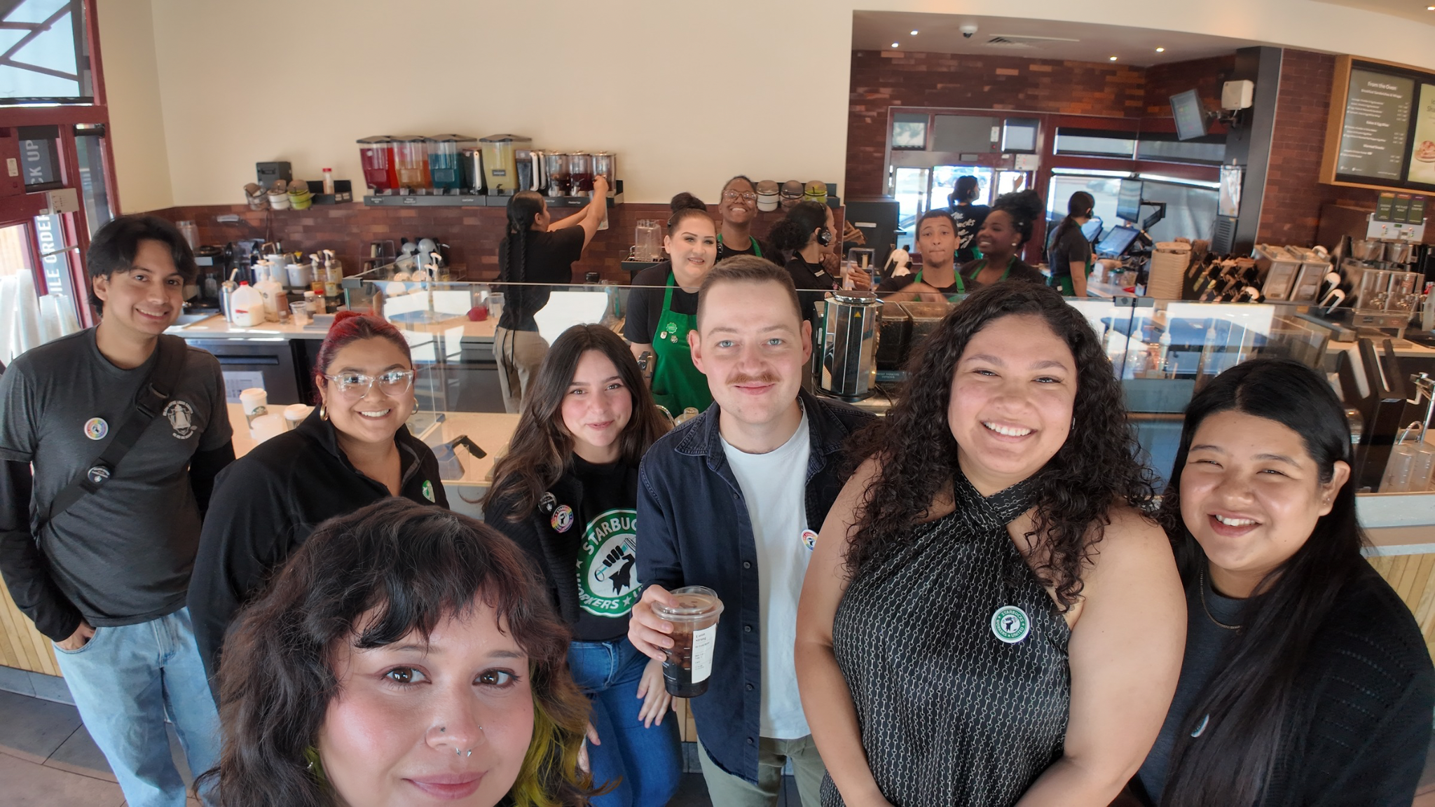 Starbucks Workers Unite: Sip-In Support in San Bernardino